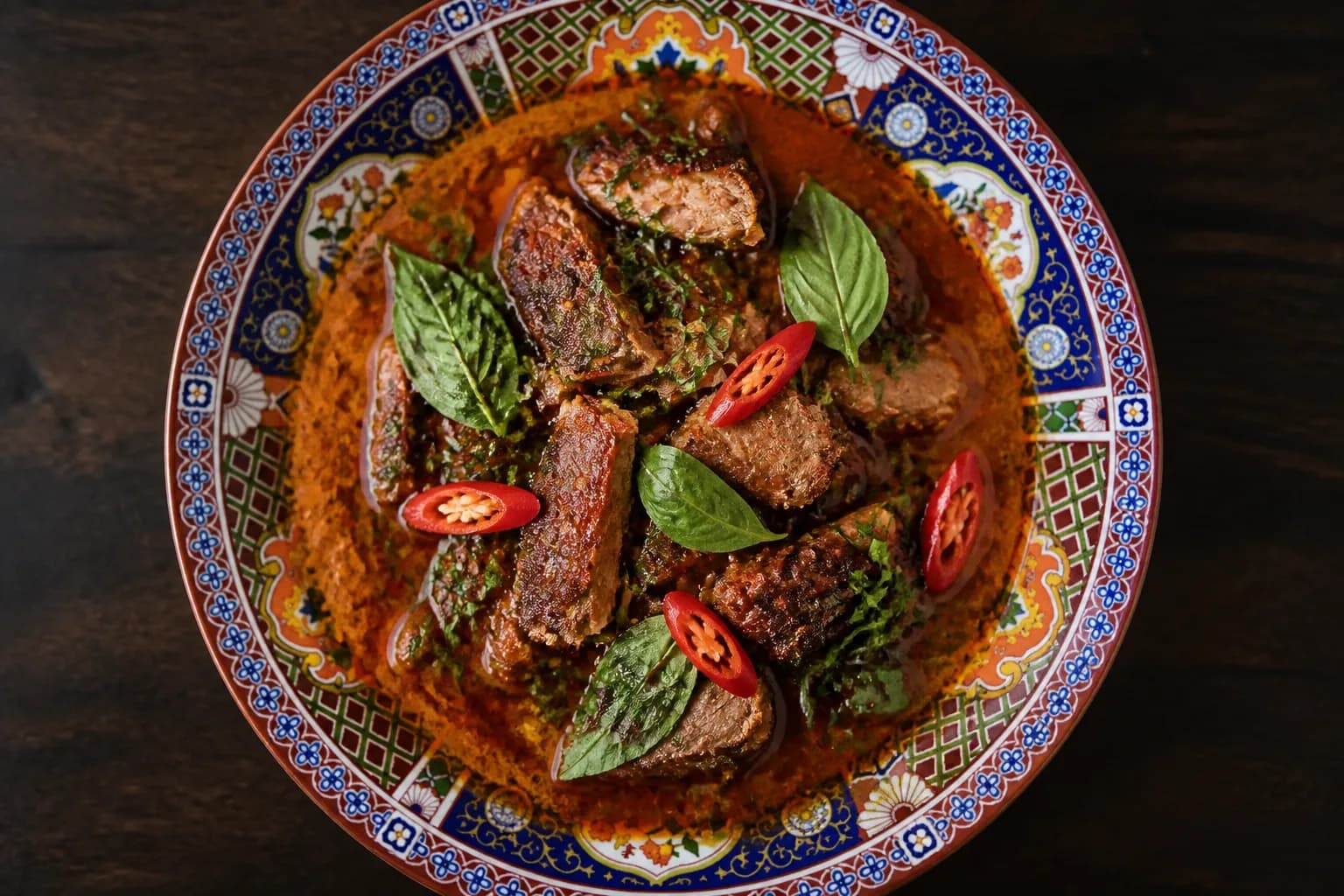 A bowl of Thai brisket curry at Eem in Portland