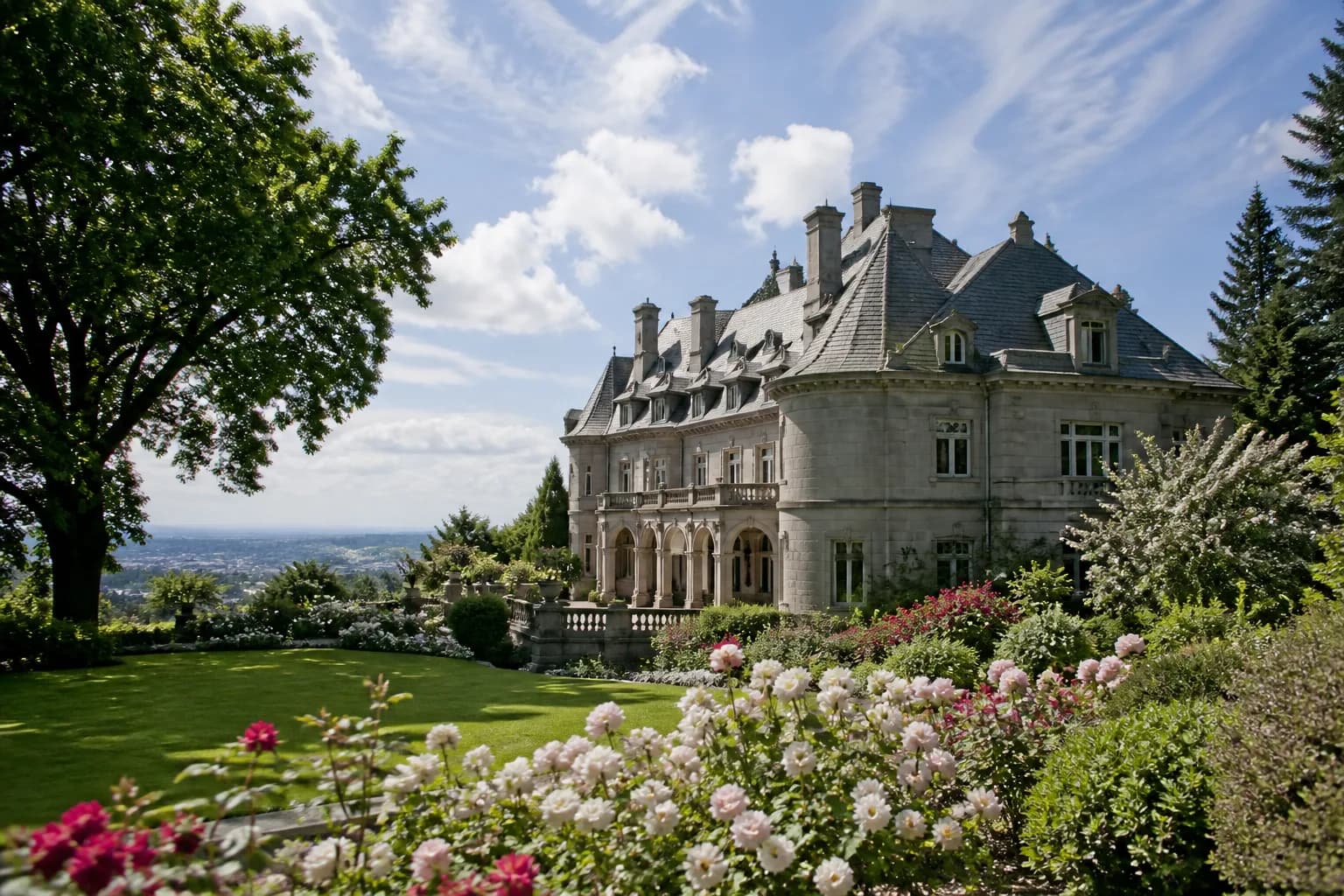 Pittock Mansion grounds