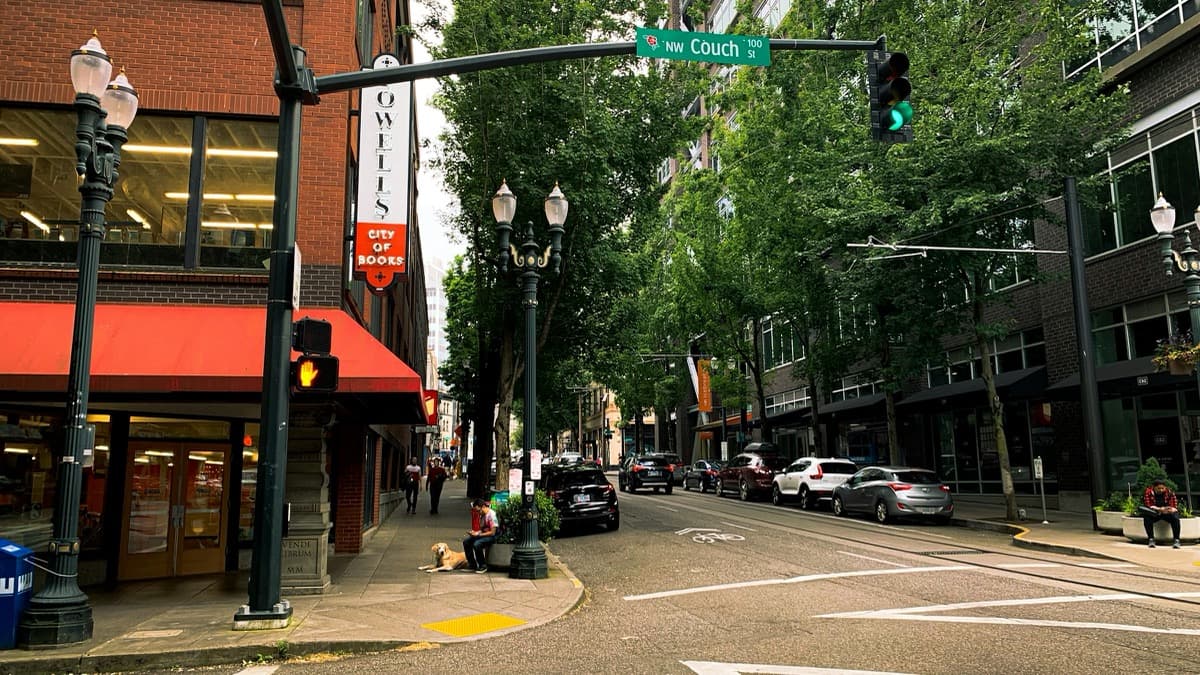 Scenic landscape near Portland, Oregon