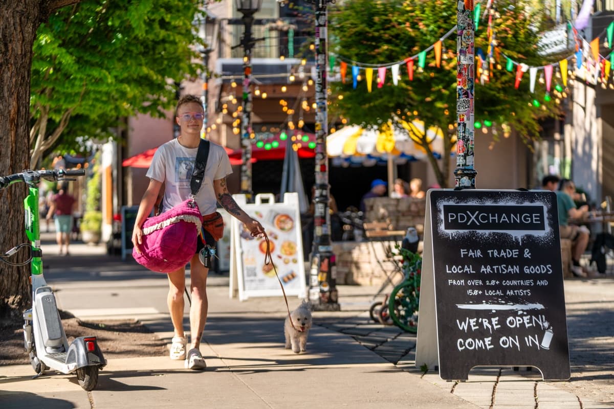 Mississippi Avenue brewery district in Portland