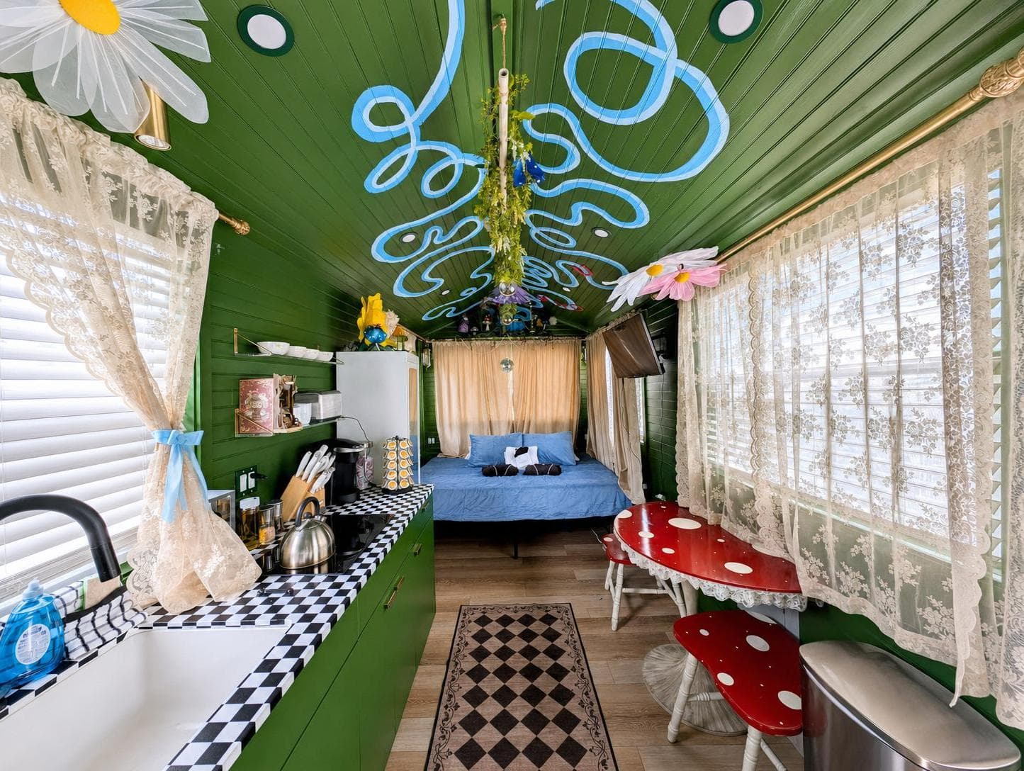 Alice in Wonderland Tiny House · The Caterpillar